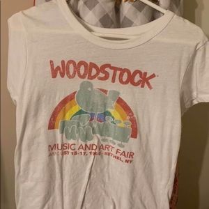 Juniors Large Woodstock shirt